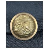 Civil War Illinois uniform button. Marked with