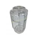 Art Deco glass lamp base