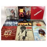 Vinyl records: Foreigner, Joan Jett, Foghat,