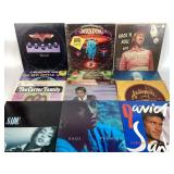Vinyl records: Boston, Aerosmith, Sade, Lawrence