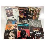 Vinyl records:  Heart, Three Dog Night, INXS,