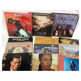 Vinyl records: Meatloaf, Jackson Browne, Deep