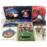 Vinyl records: Bob Seger, Meatloaf, The Doobie