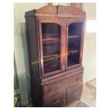Wood Hutch 36 in. X 16 in. X 72 in. Tall. Two Top