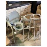 Drive Deluxe All In One Welded Steel Commode with