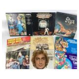 Vinyl Records: Styx, Abba, Rudolf the Red Nosed