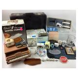 Thimbles, Briefcase, bowls, salad plates, Moen