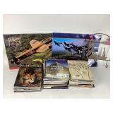 Airplane calendars, Discover magazines,