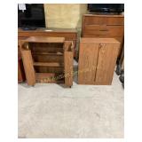 Two Door Locking Cabinets with Shelves Inside and