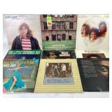 Vinyl records: The Rolling Stones, Dean Martin,