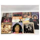Vinyl records: Linda Ronstadt, Diana Ross, Marty