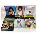 Vinyl records: Donna Summer, Stevie Wonder,
