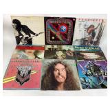 Vinyl records: Journey, Bruce Springsteen,