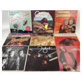 Vinyl Records: Rod Stewart, The Moody Blues, The