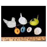 JH Millstein Co Vintage Pressed Glass Nesting