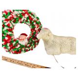 Poloron nativity blow mold Sheep *untested*, Vtg