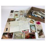 Embossed Holiday cards, postcards