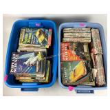 (2) totes of Periodicals : popular science,