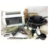 Enamelware small and large roasters, George