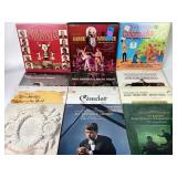 Vinyl records: Nutcracker, Richard Burton, and
