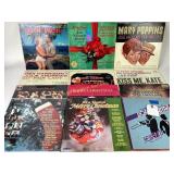 Vinyl records: Mary Poppins, South Pacific, Kiss