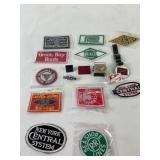 Railroad Patches, Pins, and Memorabilia