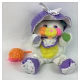 Popples Stuffed Animal with Purple Outfit