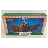 Lemax Table Accent Horse-Drawn Wagon with Barrels