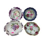 serving bowls incl: Germany, Nippon hand painted