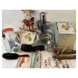 Sewing Patterns, Kitchen Tools, and Decorative Ite