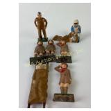 Hand-Painted War Lead Soldiers and Medic Figures
