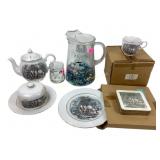 BC Grogg water pitcher & drinking glass,