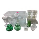 Parfait Glasses, (2) Georgetown wine glasses,