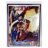 Framed Legend of Zelda Poster