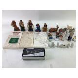 Bisque dolls, some repaired, made in Japan