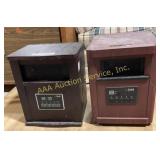 Soleil Electric Heaters (2) Both Power On