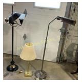 Ott Lite Floor Lamp, Metal/Gold Tone Floor Lamp &