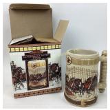Budweiser Clydesdale Hitch Stein With Box