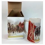 Budweiser Holiday Stein with Original Box