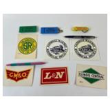 Railroad Memorabilia Stickers and Promotional Item