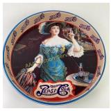 Pepsi-Cola Advertising Tin Tray with Victorian Lad