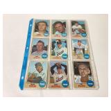 (9) 1968 Topps Minnesota Twins baseball cards -
