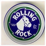 Rolling Rock Beer Tin Serving Tray