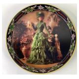 Budweiser Collector Tray With Victorian Lady Desi
