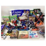 Toys: Transformers, scrabble Junior, why UFO,