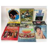 Vinyl Records: Elvis, Ray Charles, Jeannie C.
