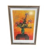 Fireworks Print by Gayle Crites framed in Two