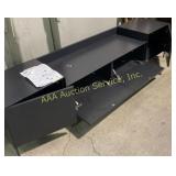 SEN Media Unit Black with 4 Doors for Storage 83