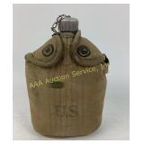 Military Canteen with Canvas Cover