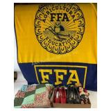 FFA Blanket, Patchwork Quilt, Shoes